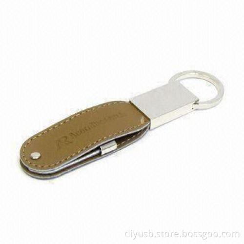 Leather Memory Stick with 64MB to 16GB Capacity